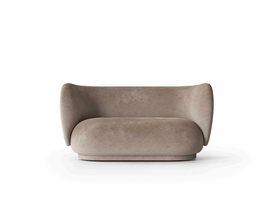 Furniture Ferm Living | Rico Sofa 2 - Faded Velvet Beige