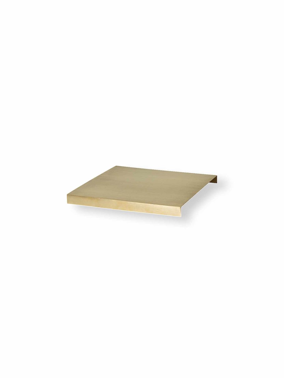 Green Living Ferm Living | Tray For Plant Box Brass