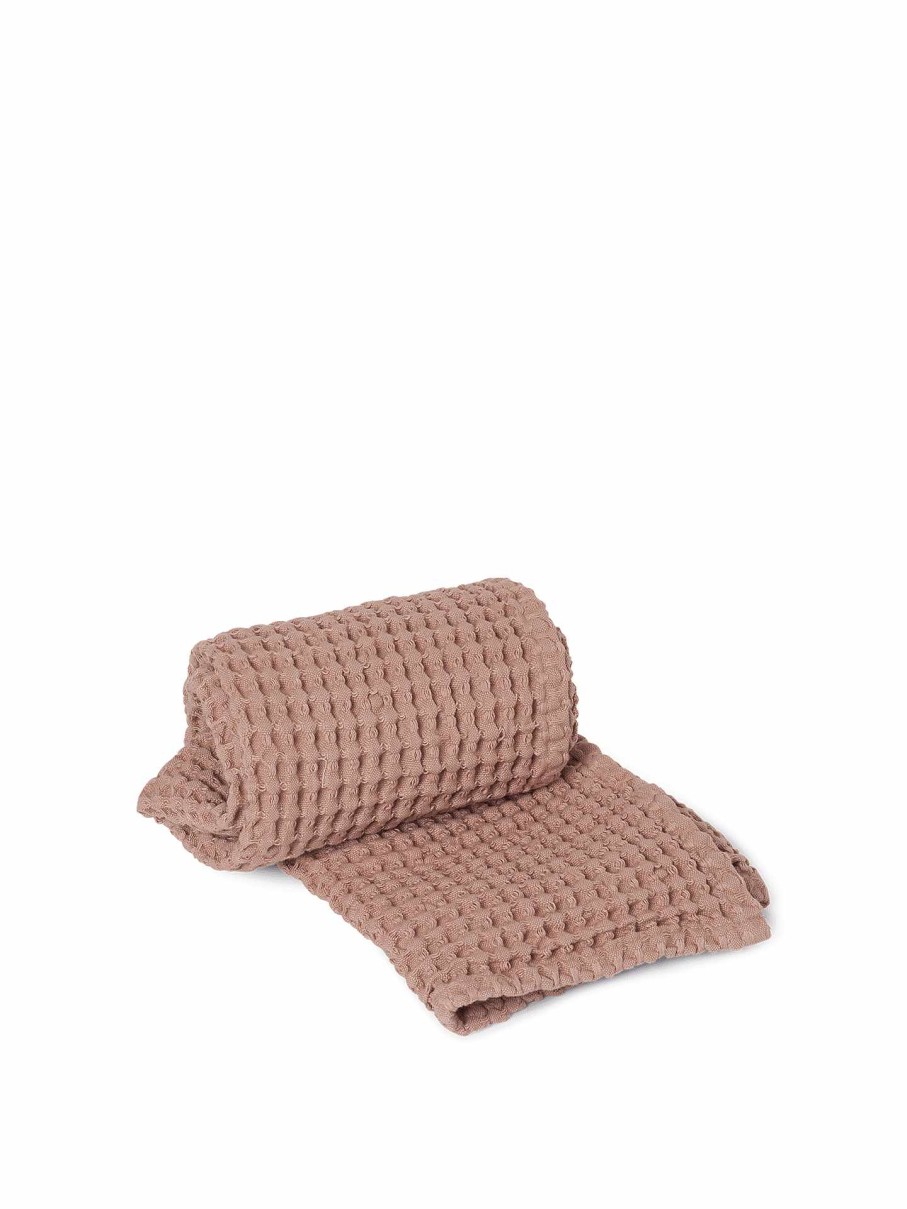 Textiles Ferm Living | Organic Hand Towel Dusty Rose