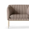 Furniture Ferm Living | Turn 1-Seater - Cashmere - Pasadena /Black Sand