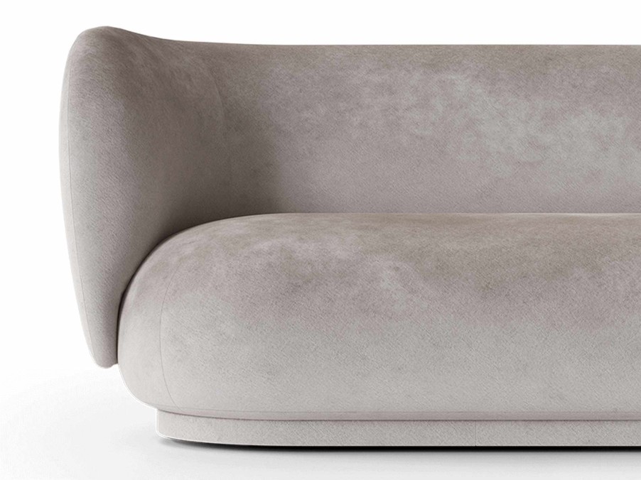 Furniture Ferm Living | Rico Sofa 2 - Faded Velvet Concrete