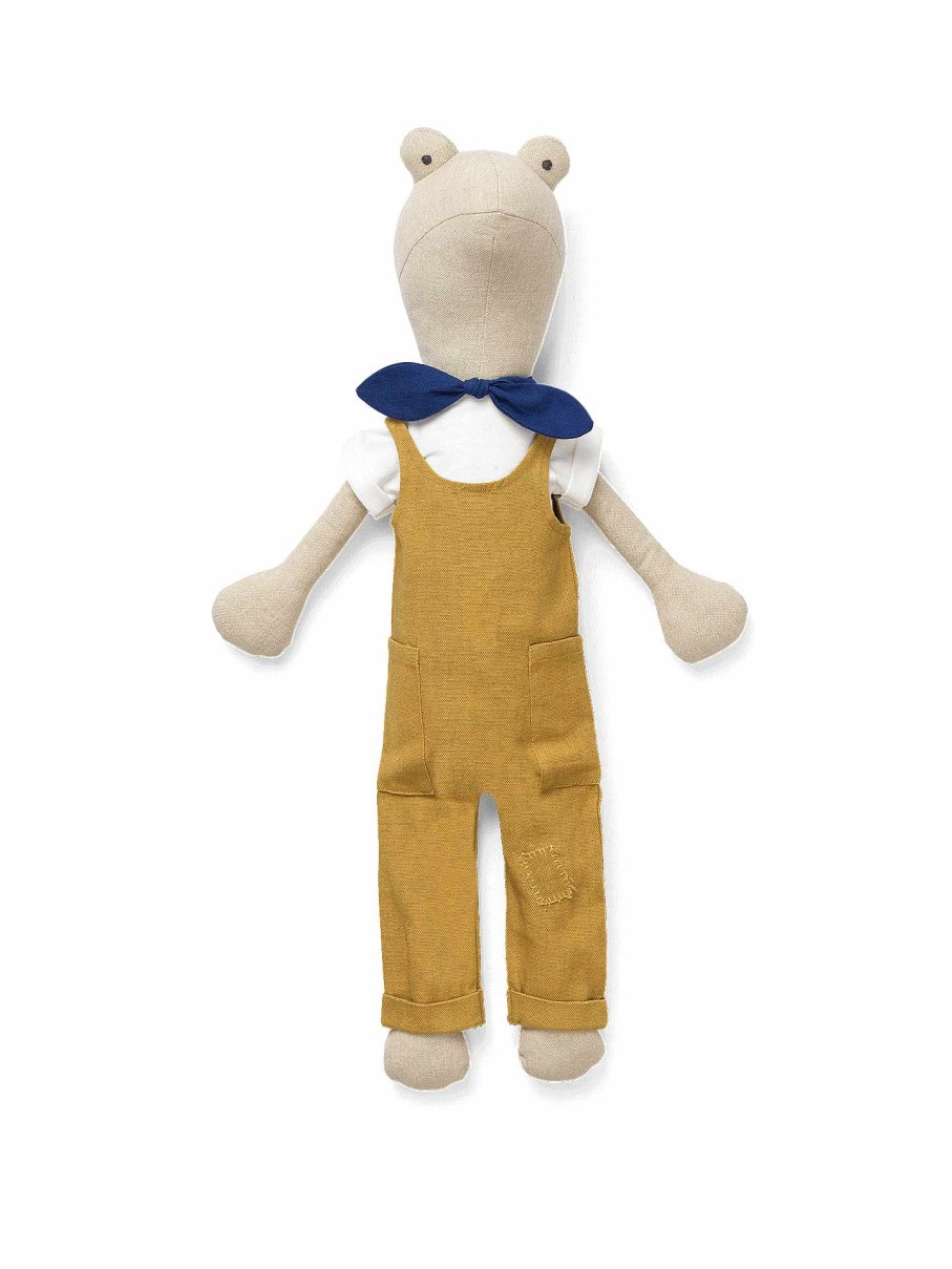 Kids Ferm Living | Frog Teddy - Natural Yellow