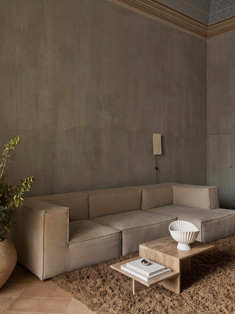 Furniture Ferm Living | Catena Sofa Center L100 Rich Linen Natural