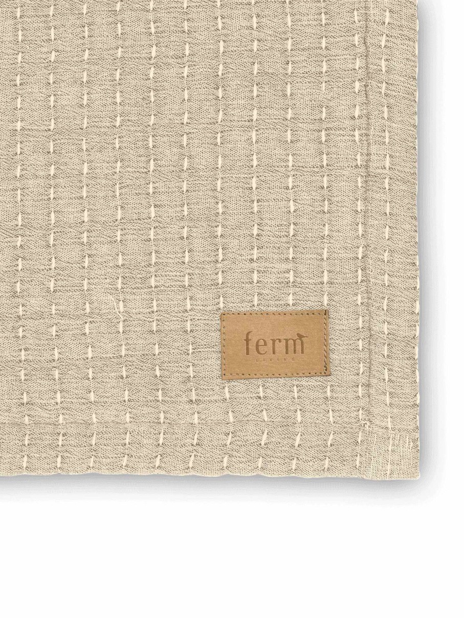 Textiles Ferm Living | Daze Bedspread Sand