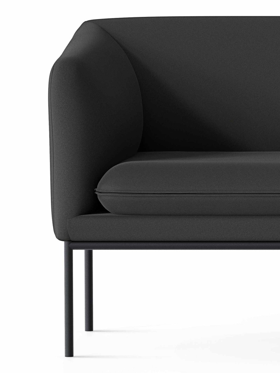 Furniture Ferm Living | Turn Sofa 3 - Black - Focus Grey