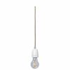 Lighting Ferm Living | Fabric Cord Set Ceramic Socket 4M - Pendant - Dark Cashmere