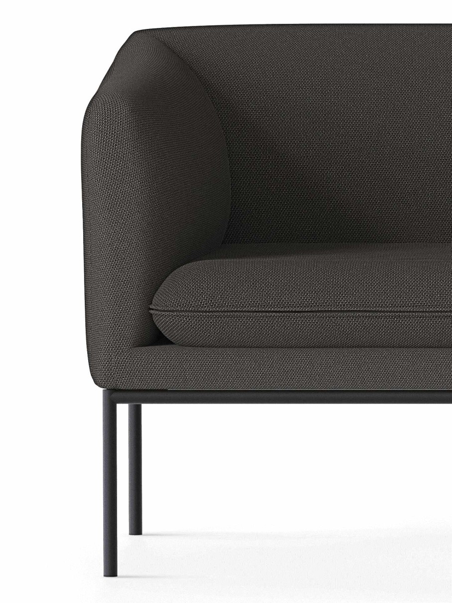 Furniture Ferm Living | Turn Sofa 2 - Black - Cyber Dark Grey